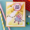 Spellbinders Stampendous Starry Backdrop Stencils, GREY