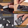 Eewudwok Chamfer Plane, Hand Chamfering Wood Planer, Premium Woodworking Edge