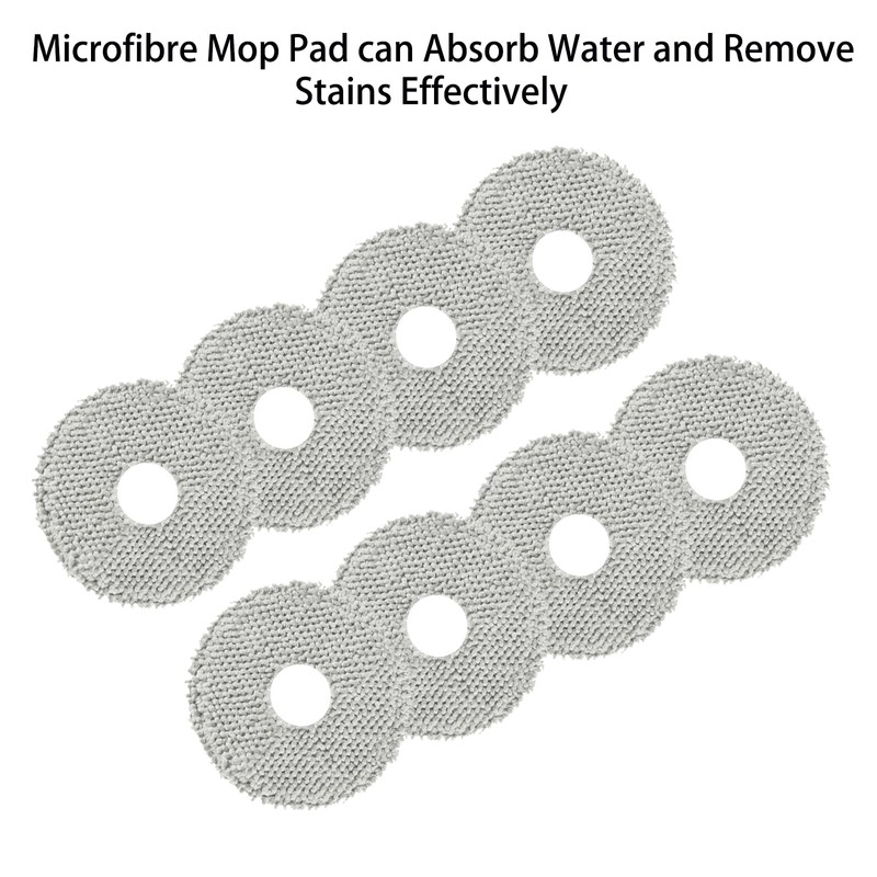 8 Pack Mop Pad Replacement Parts for ECOVACS Deebot T20