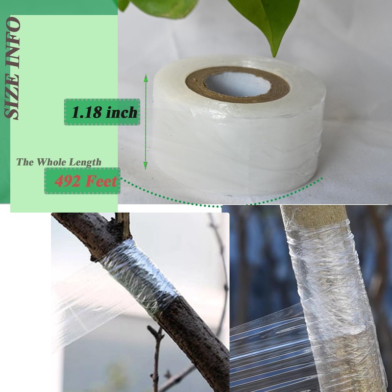 RddenIy Garden Grafting Tape, 2 Pack Stretchable Garden Grafting Film