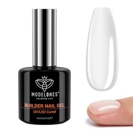 modelones - Gel constructor de uñas, 7 en 1, constructor transparente para uñas, esmalte de uñas de gel de base de goma, fortalecedor de capa de color