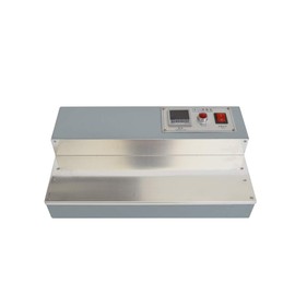 INTBUYING Cellophane Wrapping Machine Desktop Film Wrapper Machine Flat Film Wrapping Machine Tray Wrapper Manual BOPP Film Sealing Machine 110V