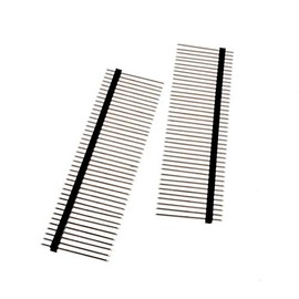 2.54mm Pitch 40 Way 20mm Long Straight Pin Headers - Pack of 5