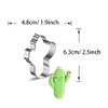 WJSYSHOP Cartoon Cactus Shaped Cookie Cutter