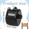 3 pcs Clicker Counter, Tally Counter, Handheld Counters, Counter Feel