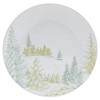 Pfaltzgraff Tranquil Trails Forest 12 Piece Dinnerware Plate Bowl Set,
