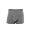Men's Light Incontinence Pants Comfortable Boxer Shorts DX (Gray, Medium)