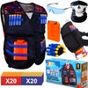JoyX Tactical Vest Kit, Bullets, Darts Compatible with Nerf Guns