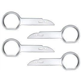 Voarge Car Radio DIN Key Release Key Removal Tool for Car/Car/Automobile/Car/Cars Disk Head Unit Stereo CD Player Universal Plugs Pack of 4