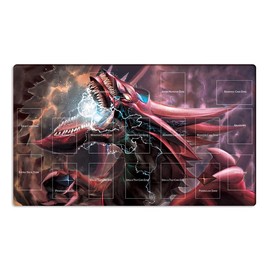 Mlikemat New Playmat Slifer The Sky Dragon TCG CCG Trading Card Game Mat + Free Bag (ZD039-239-A)