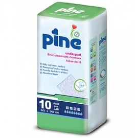 Pine Classic - Medical Bed Sheet, Size 60*60, Pack of 10 Pieces, Made In Turkey