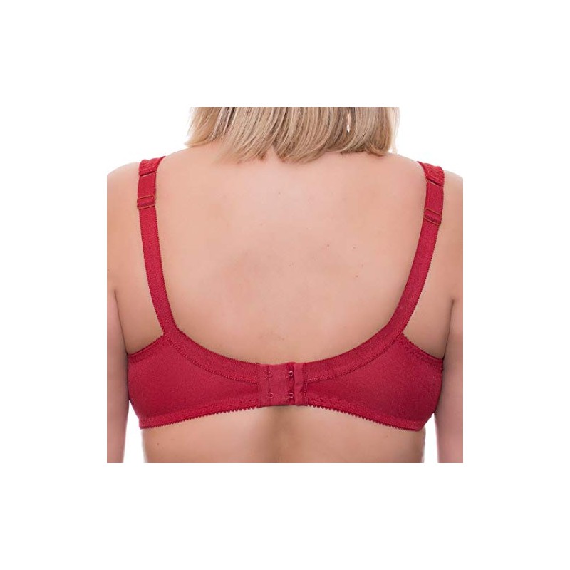 Wide Strap Bra Plus Size Full Coverage Underwire Support Panels