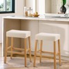 YISUN Stool Covers Rectangle - 4 Pack Stretch Waterproof Saddle