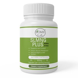 Biomix Herbal Plus Cápsulas Naturales B-pass – Fórmula Botánica – 60 Cápsulas (30 Porciones) – 900 mg