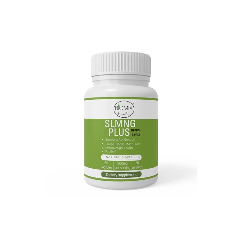 Biomix Herbal Plus Cápsulas Naturales B-pass – Fórmula Botánica –