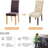 TOMMO Dining Room Chair Covers Set of 4, Stretch Removable