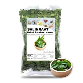 SALINRAAT - Hojas De Pandan Secas Premium (1.76Oz/50G) - Tallos Enteros, Aromáticos Naturales, Dulces Y Comestibles Para Postres, Cocción, Hornear, Té Y Más
