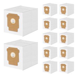Paquete de 12 bolsas de polvo al aspiradora de repuesto para iRobot Roomba Q0520, 104/105 Combo, Plus 405/504/505 Combo, Max 705 Vac Robot Clean Base Bolsa de eliminación automática de suciedad