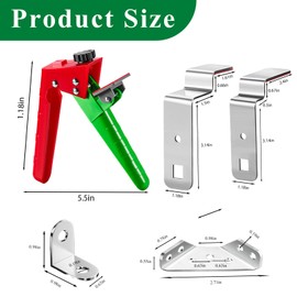 2 Pack Drawer Front Installation Clamps, Cabinet Clamps For Installing Cabinets, Adjustable Drawer Fixing Clamp, Universal Cabinet Face Frame Installation Clamp for Installing Cabinets Drawer
