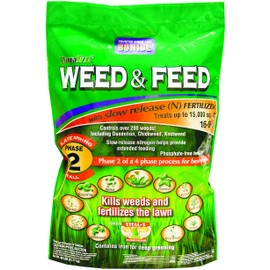 Bonide Products 60424 Weed and Feed Weed Killer, 15M