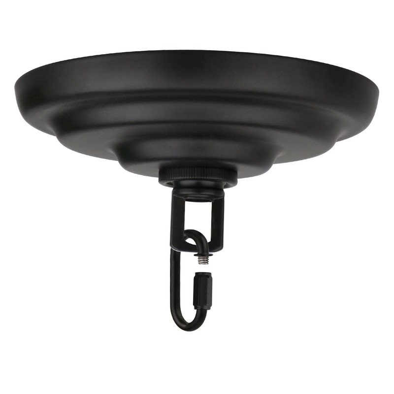 Helunsi Light Canopy Kit, Black Chandelier Canopy Mounting Kit, 5-1/8"