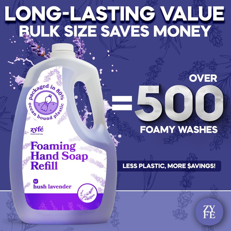 ZYFE hand soap refills foam