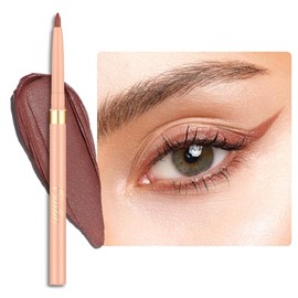 Oulac Oulac Brown Eyeliner Pencil, Waterproof Retractable Eye Liner Pen, Smooth and Creamy Eye Makeup for Precision Application Vegan & Cruelty-Free, 06 Body Talk