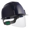 Sumibe Techno Plastics Helmet KKC3 Series With Ventilation, Transparent Visor,