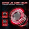 CHUSYYRAY For Chevy Caprice 1987-1990 4X6000K COB High Low Beam