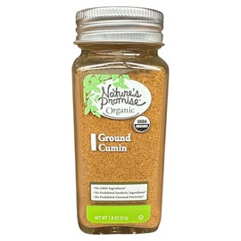 Nature’s Promise USDA Organic Ground Cumin Seasoning, 1.8 oz (Glass Jar)