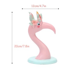(Pink Flamingo) - GUIRONG Fun Eyeglass Holder Display Stands - Home Office Decorative Glasses Accessories (Pink Flamingo)