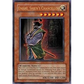 Yu-Gi-Oh! - Enishi, Shien's Chancellor (GLAS-EN032) - Gladiators Assault - Unlimited Edition - Ultra Rare