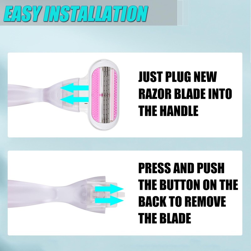 CATO-WDJ Replacement Razor Handle Compatible with Venus, Non-Slip Ergonomic Razor