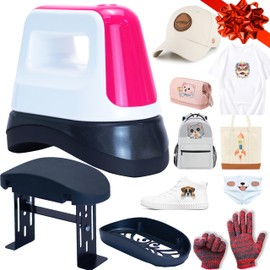 Hat Press，Hat Heat Press，Mini Heat Press，Hat Press Heat Machine for Caps,Shoes, Hats and Heating Transfer, Small Heat Press Portable Iron，Ceramic Coated Heating Plate for Permanent use