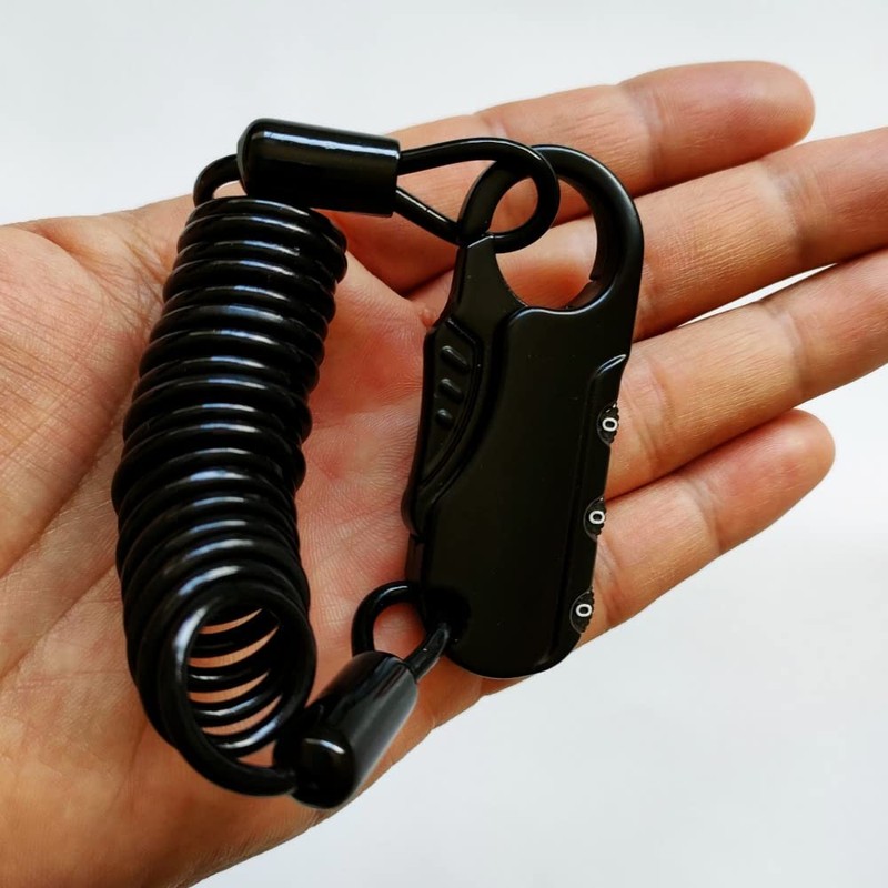 Raatel Bicycle Key Wire Lock Saddle Lock, Light and Easy