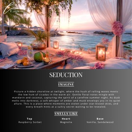 Lapew Seduction Scented Mop Soap Concentrate 36 oz | Premium Fragranced Floor Cleaner | Streak-Free | Hard Floor Cleaning Solution | Eco Friendly | Made in USA