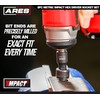 ARES 70497-9-Piece Metric Impact Hex Driver Set - Chrome Moly
