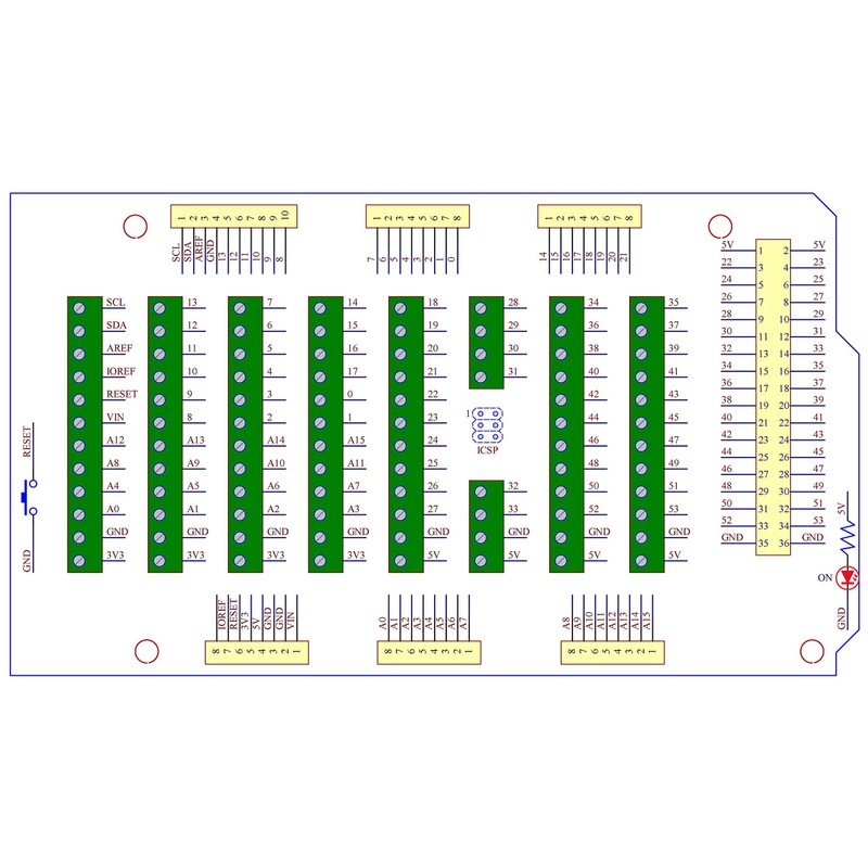 Módulo de ruptura de bloque de terminales de tornillo Electronics-Salon,