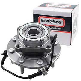 MotorbyMotor (4WD 515058 Front Wheel Bearing & Hub Assembly with 8 Lugs ABS Fits for Chevy Silverado 1500 2500 3500 Avalanche Suburban 2500, GMC Sierra 1500 2500 3500 Yukon XL, Hummer H2