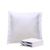 1000TC Luxury Ultra Soft Plain Colour Pillowcases (2 European Pillowcases