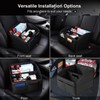 Uplien Car Storage Organizer [2025 UPDATED] Leather Car Caddy Basket