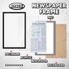 DoubleFill 6 Pcs 11x22 in Newspaper Frame with Mat Assorted