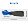 MITUMORMOR Teichhandschuhe Lang, 70cm Teichpflege Handschuhe, PU Handschuhe Sandstrahlen, Wasserdicht