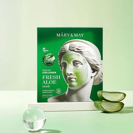 Mary&May [Mary&May]Vegan Collagen Fresh Aloe Mask (30g * 4ea)
