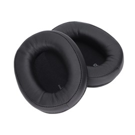 Headphones Ear Pads, Comfortable Ear Cushions Replacement for ATH SR9, ATH DSR9BT, ATH WS990BT Earphones, Soft Protein Leather and Sponge, Durable, Noise Isolating, Easy Installation