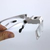 Unbranded LED Jewelers Head Headband Magnifier Illuminated Visor Magnifying Glasses