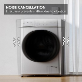 4 Pcs Anti Vibration Pads for Washing Machine,Shock Absorbing Washing Machine Vibration Pads,Washing Machine Feet,Universal Rubber Shock Absorber Mat,for All Washing Machines,Dryers