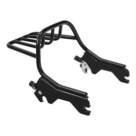 TCMT Black Two-Up Luggage Rack Fit For Harley Low Rider FXLR 2018-2020 Low Rider S FXLRS 20-25 Low Rider ST FXLRST 22-25 Low Rider El Diablo FXRST 22 Sport Glide FLSB 18 21