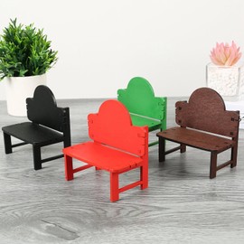 AKTOUR Easter Arts And Crafts for Kids Ages 3-5 And Chair Children's Toy DIY Assembly Miniature Fairy Desk And Chair Children's Wooden Rocking Chair Toy Kids Arts And Crafts Organizers And (A, One Si