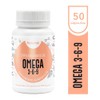 Omega 3-6-9, Cápsulas de 500 mg, 50 Cápsulas por Frasco